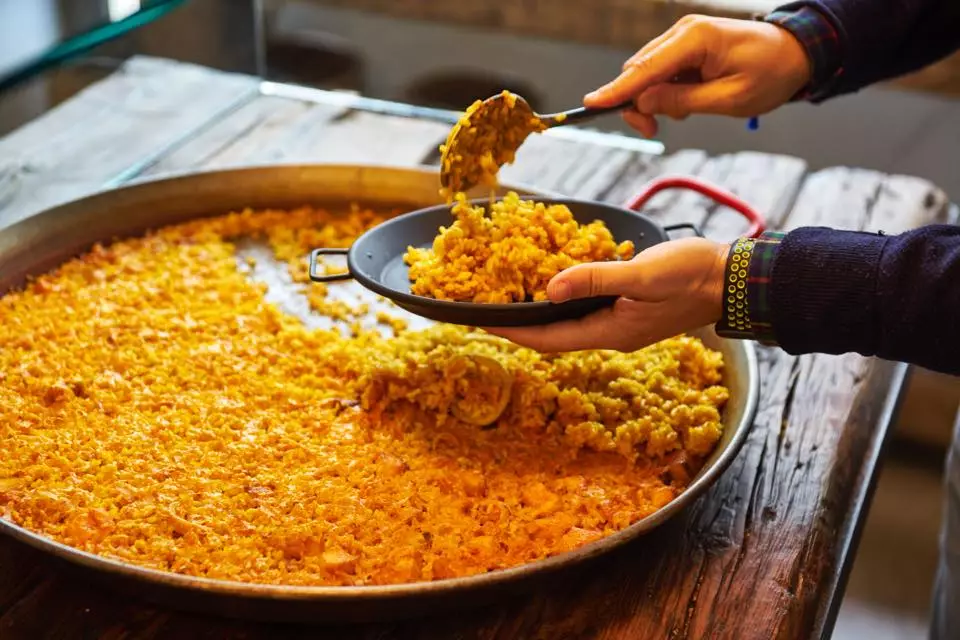 Paella in Socarratt