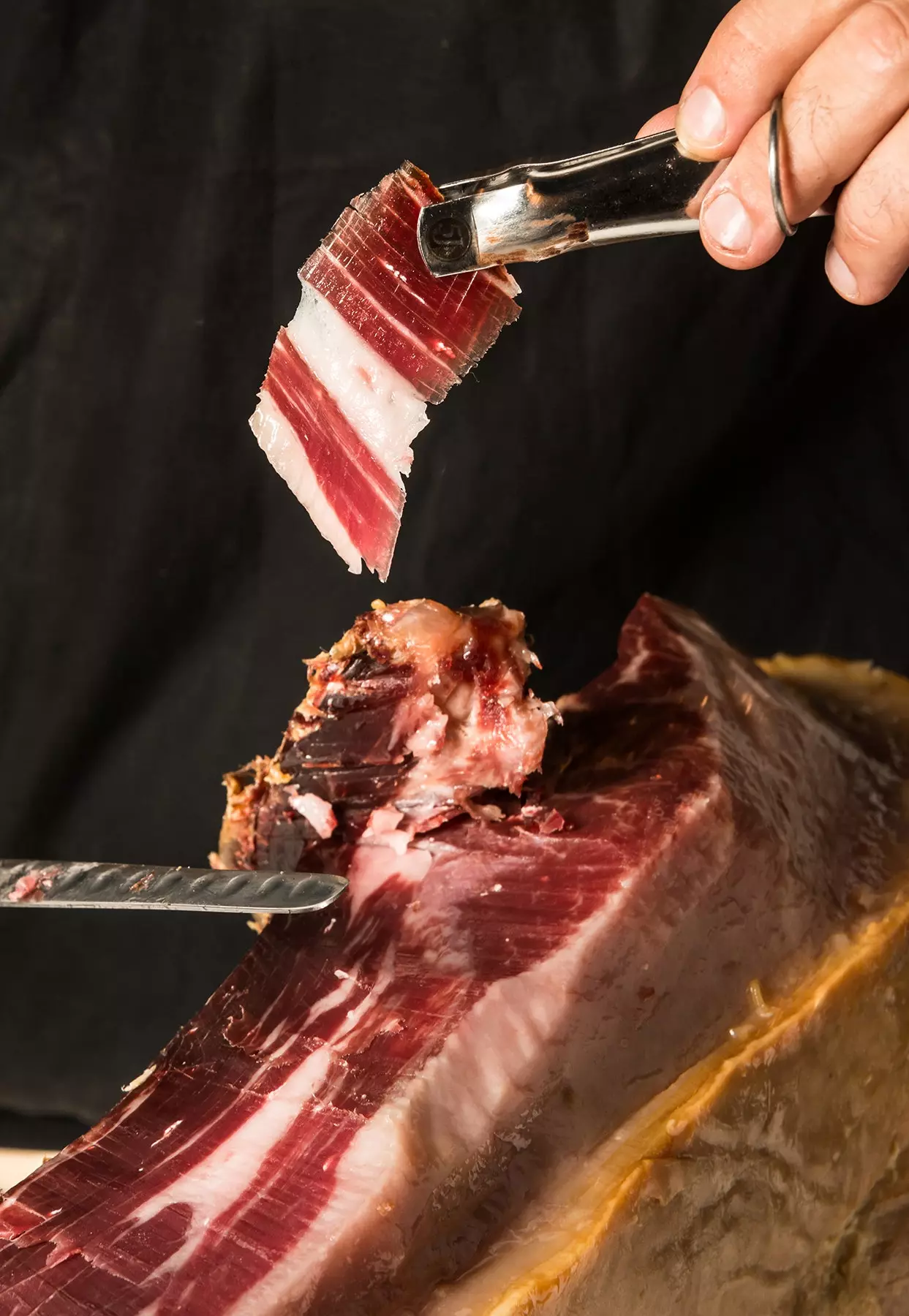 Iberico ham is a luxury and very healthy product