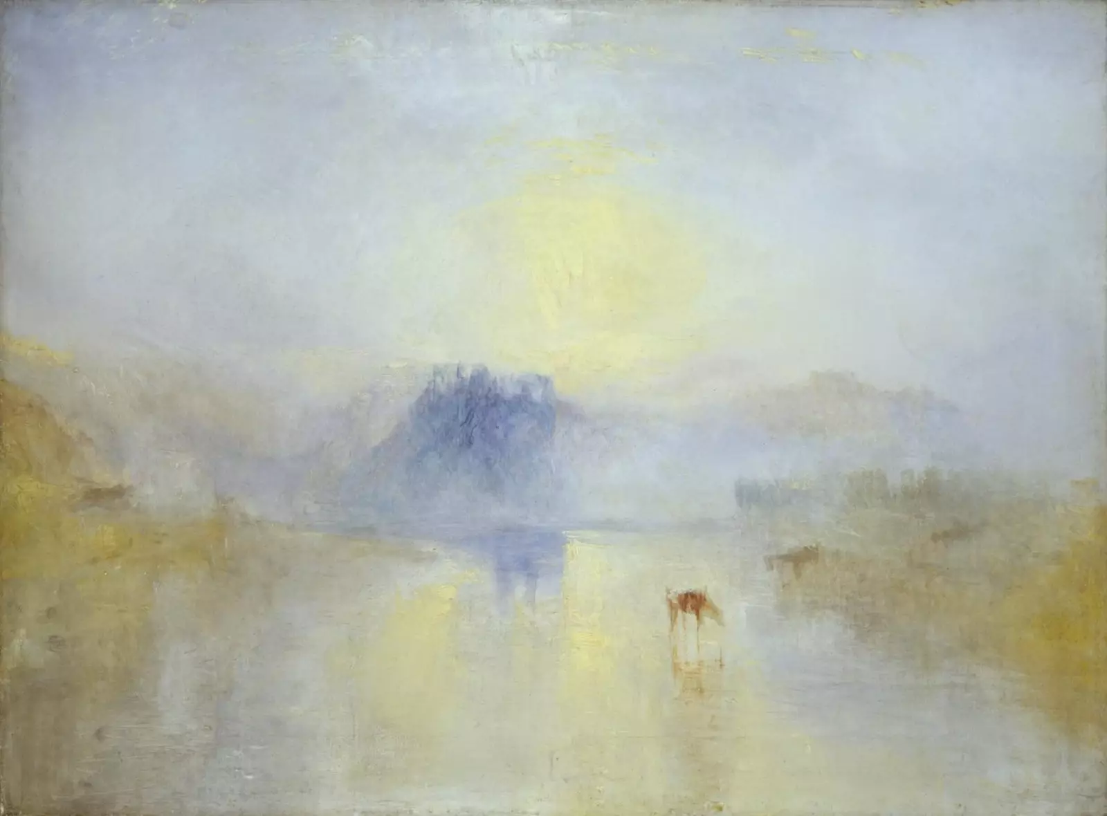 'Norham Castle Sunrise' Joseph Mallord William Turner