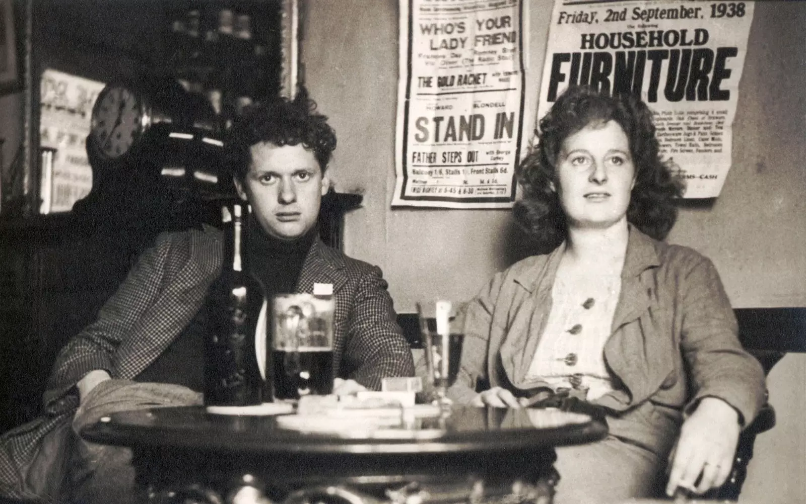 Dylan Thomas en Caitlin Macnamara