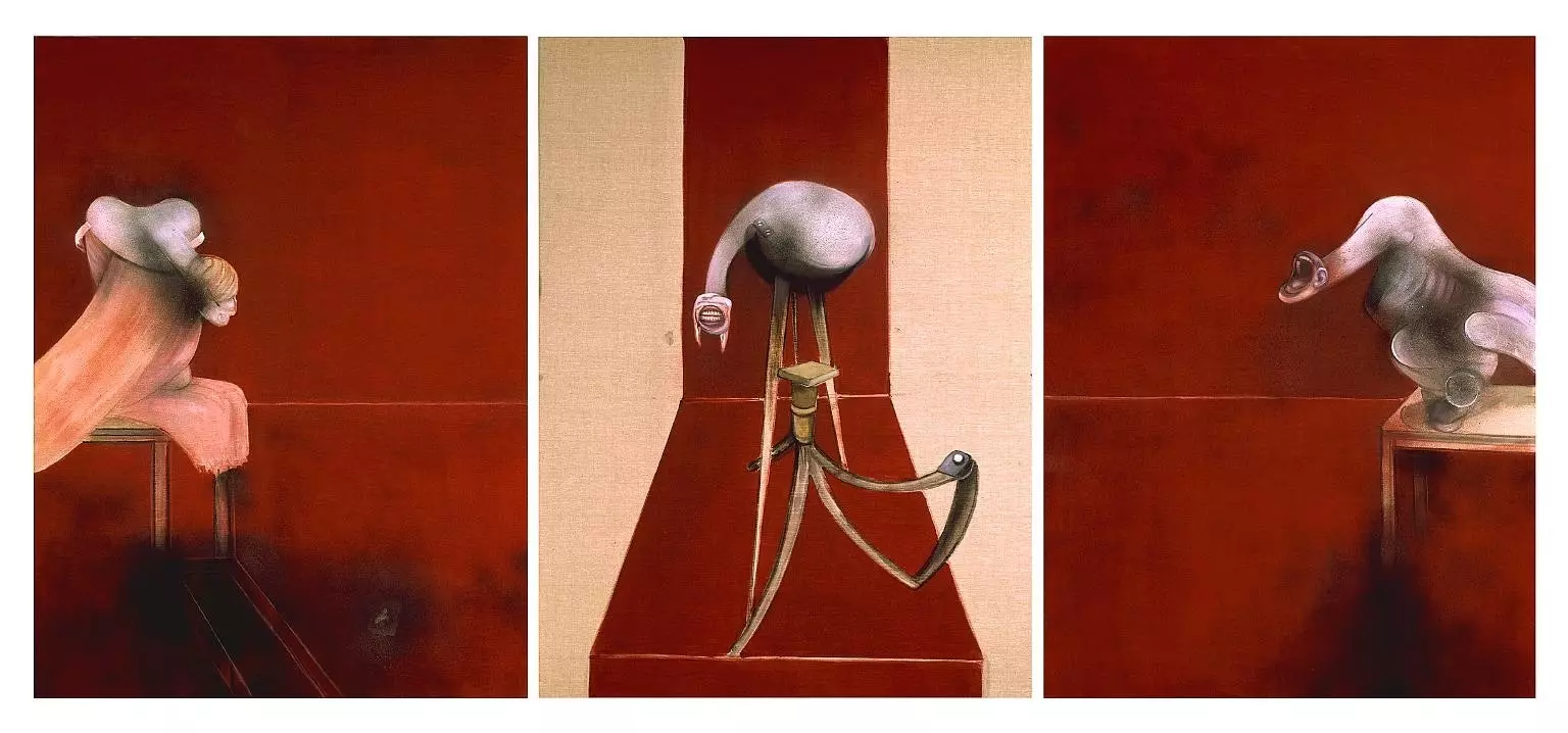 'Triptych 1944 ၏ဒုတိယဗားရှင်း' Francis Bacon