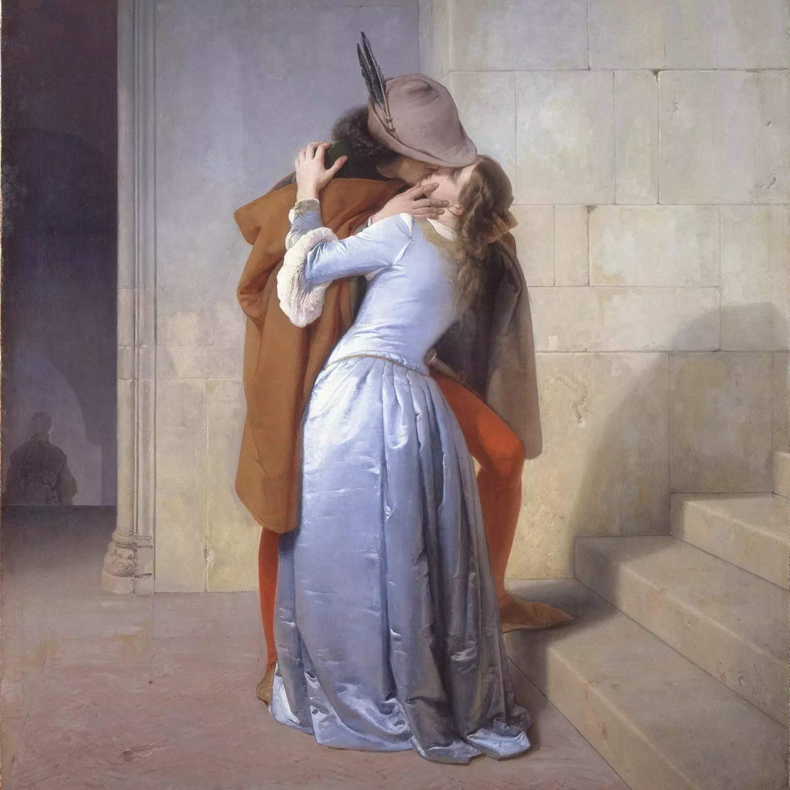 'Nụ hôn' của Francesco Hayez bức tranh chiến thắng giữa những người yêu nhau