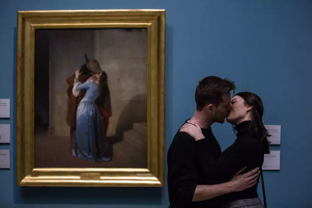 'Le baiser' de Francesco Hayez le tableau qui triomphe parmi les amoureux