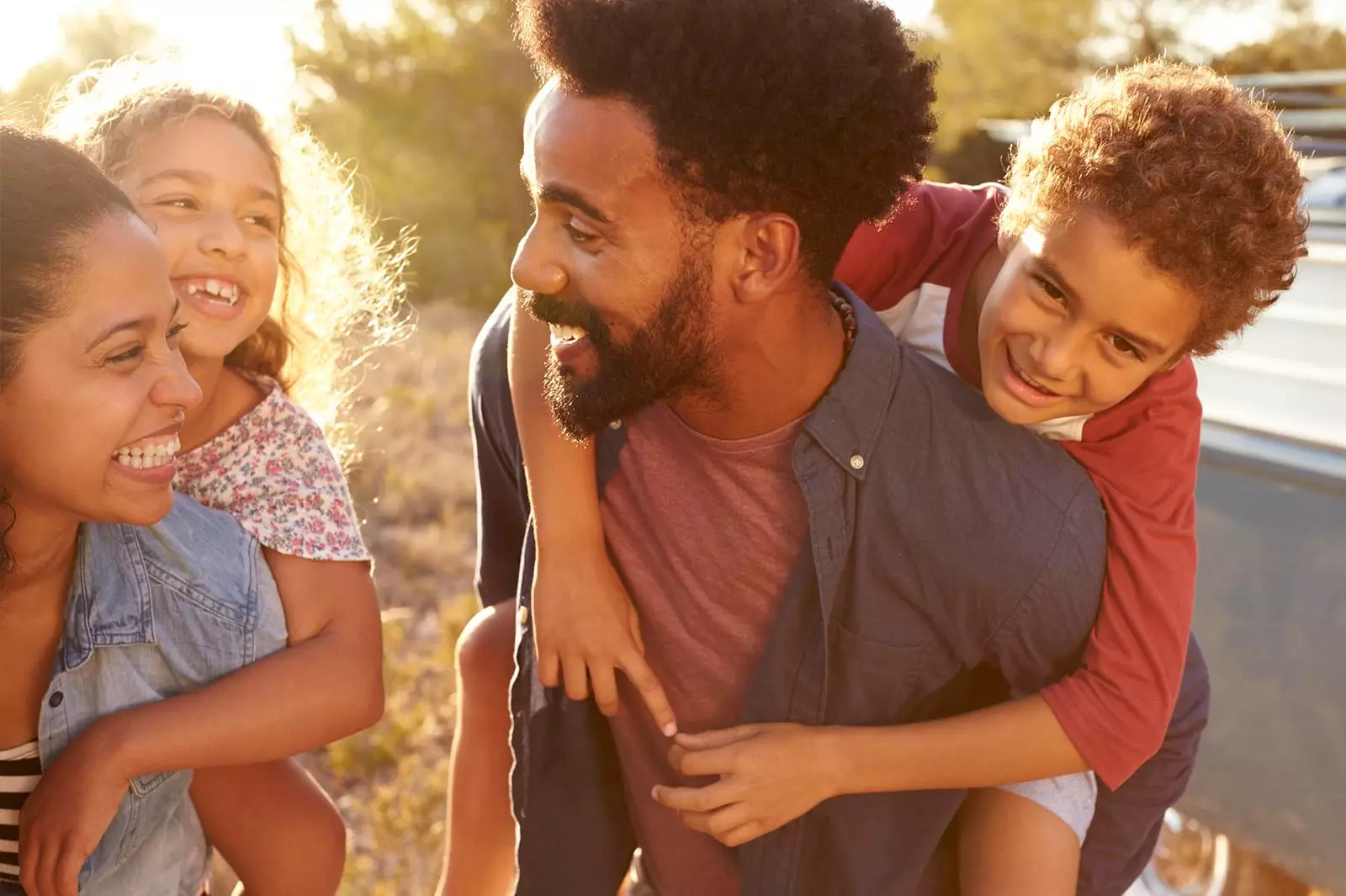 famiglia con bambini