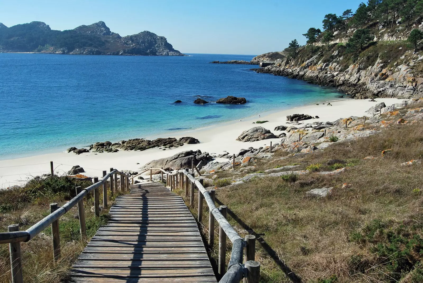 Praia de Nosa Señora an de Cíes Inselen