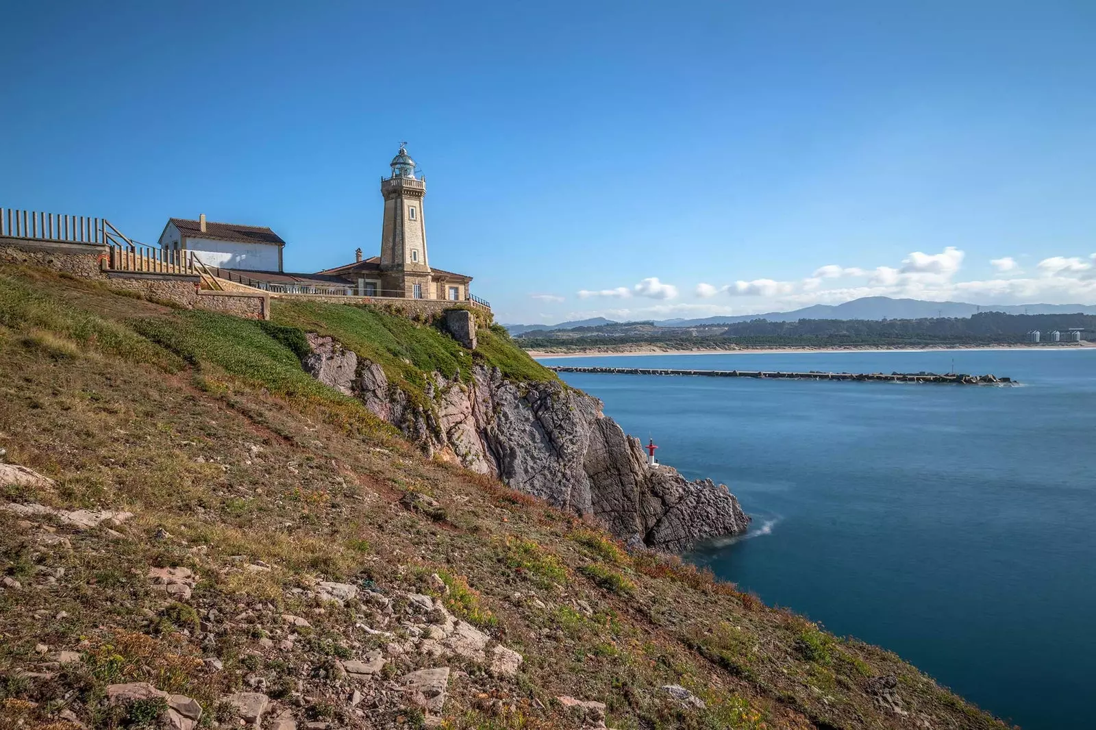 Leuchtturm von Avils Asturien