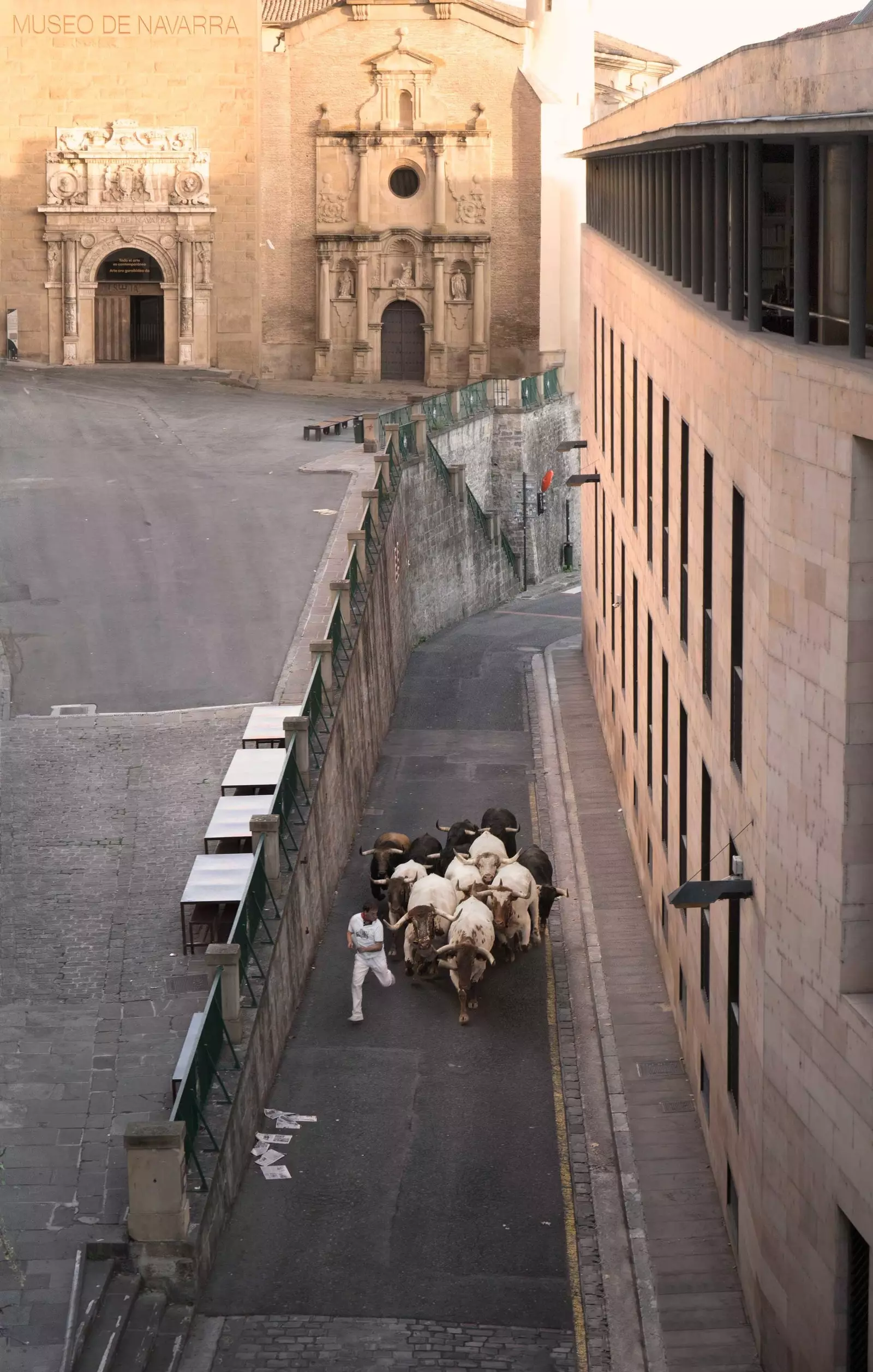 Fotografisch werk van Ignacio Pereira op de Sanfermines