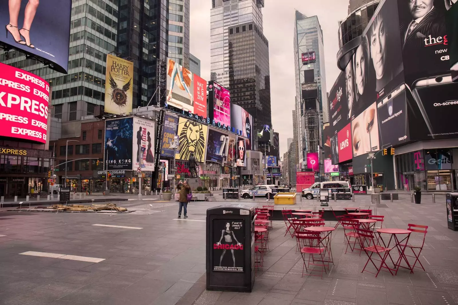 Niujorkas be žmonių, ar įsivaizduojate Times Square kaip tik jums