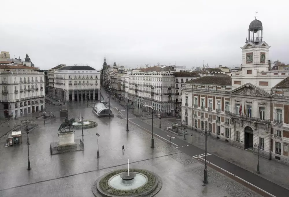 Madrid bez ljudi grad obilježava 'Otvorite oči na ovim fotografijama