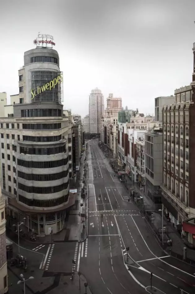 Madrid without people the city marks an 'Open your eyes in these photographs