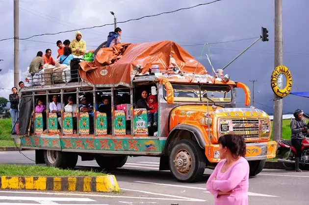 Colombianska bussar ett annat sätt att förstå kollektivtrafik