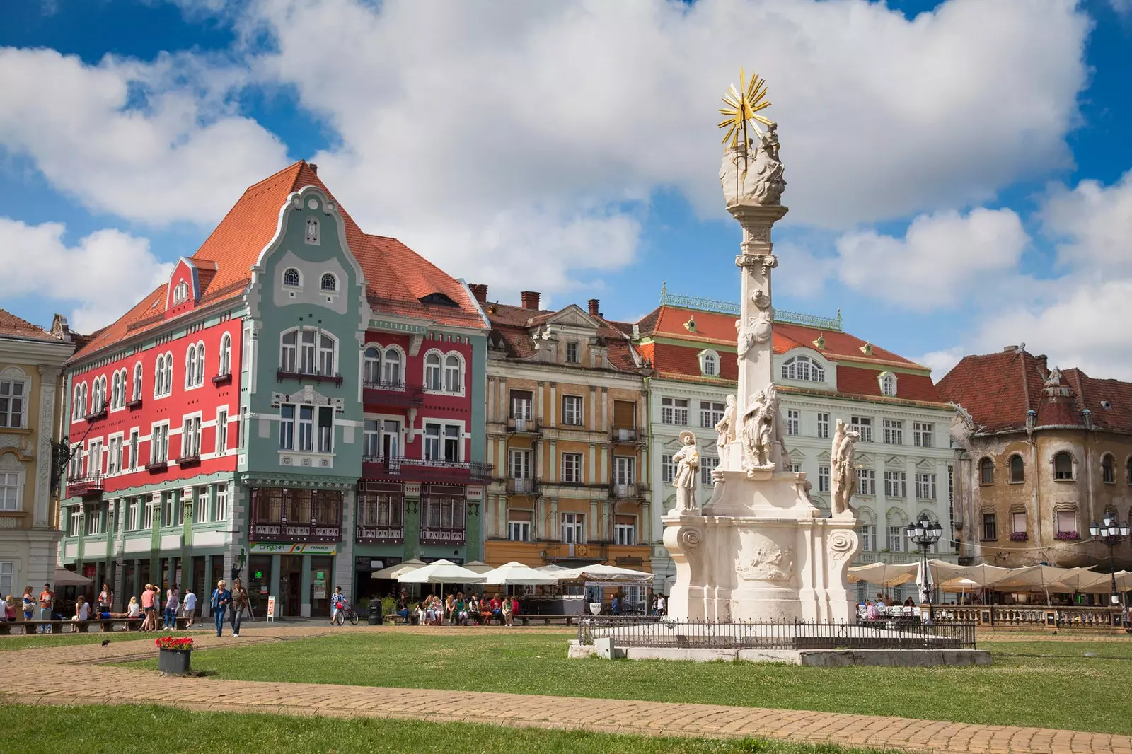 Praça Unirii, uma das praças centrais da cidade