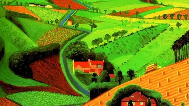 Uma viagem às paisagens de Hockney, de Bilbao a Yorkshire