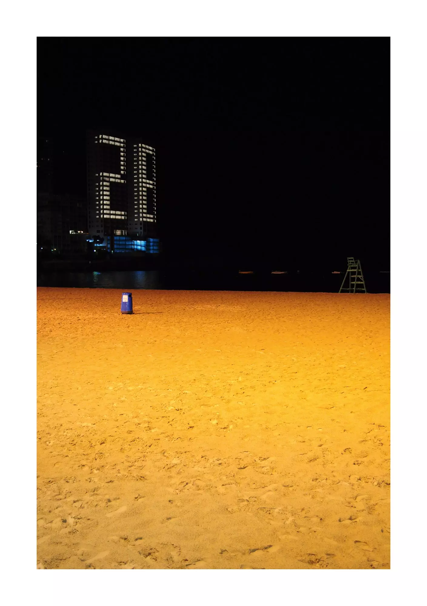 Levante-Strand bei Nacht