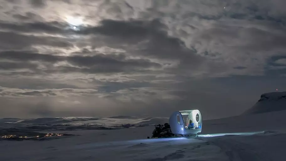 Sleep under the Northern Lights on a Finnish 'bubble sled'