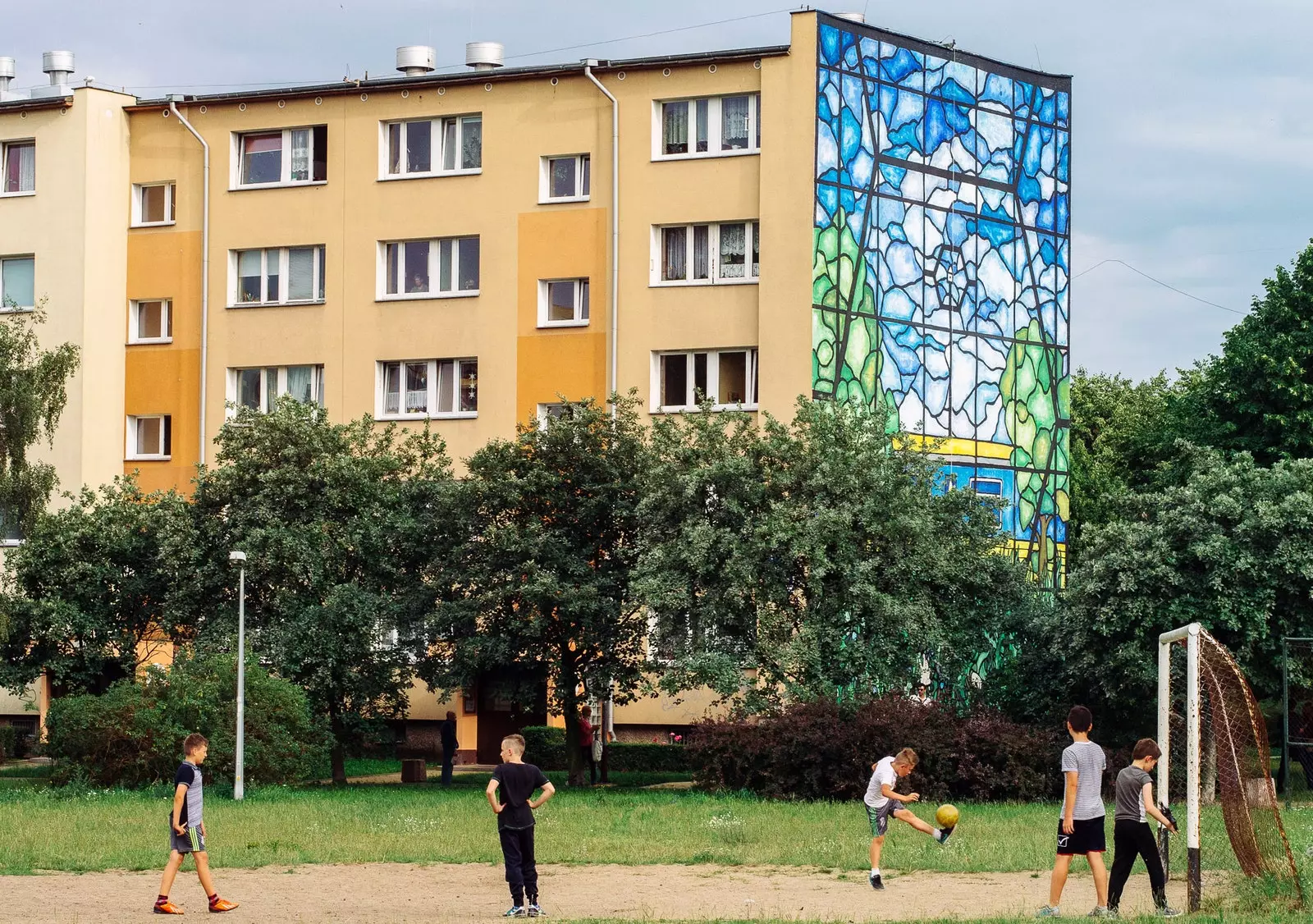 Zaspa o bairro polonês que se tornou uma galeria de arte ao ar livre