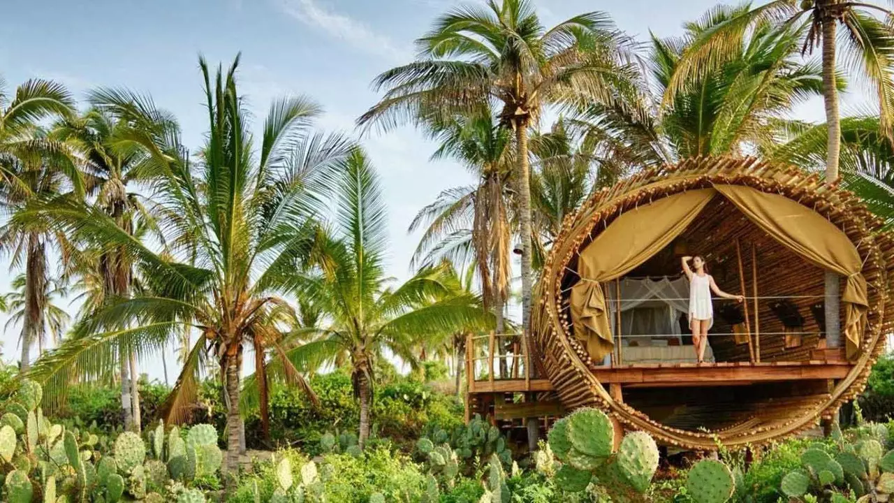 Sognerai queste cabine e questa spiaggia in Messico