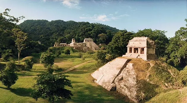 Ruinele din Palenque Partenonul Maya