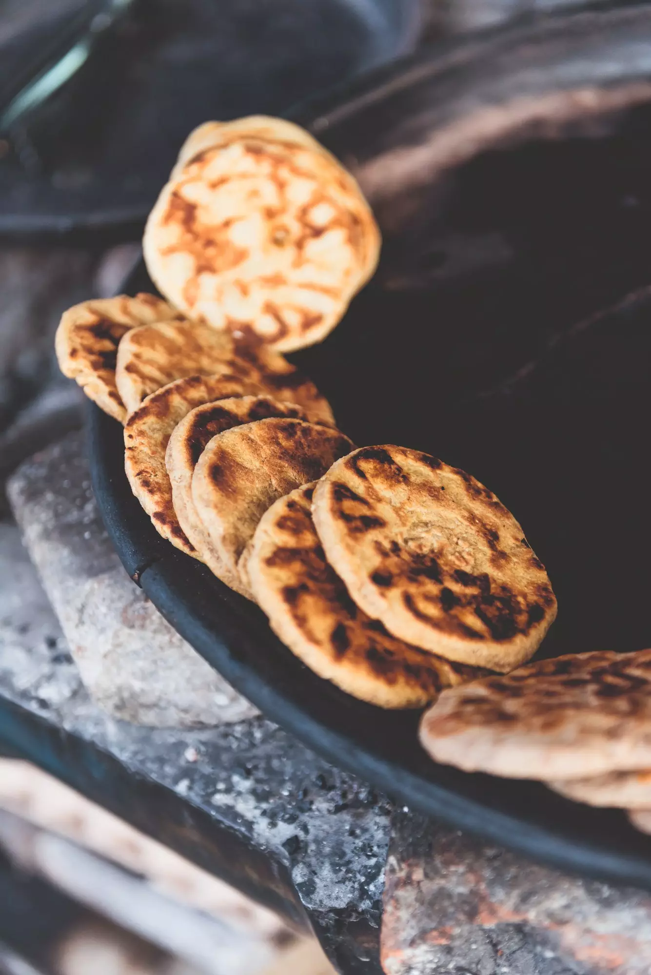 Street food in the neighborhood of La Floresta.