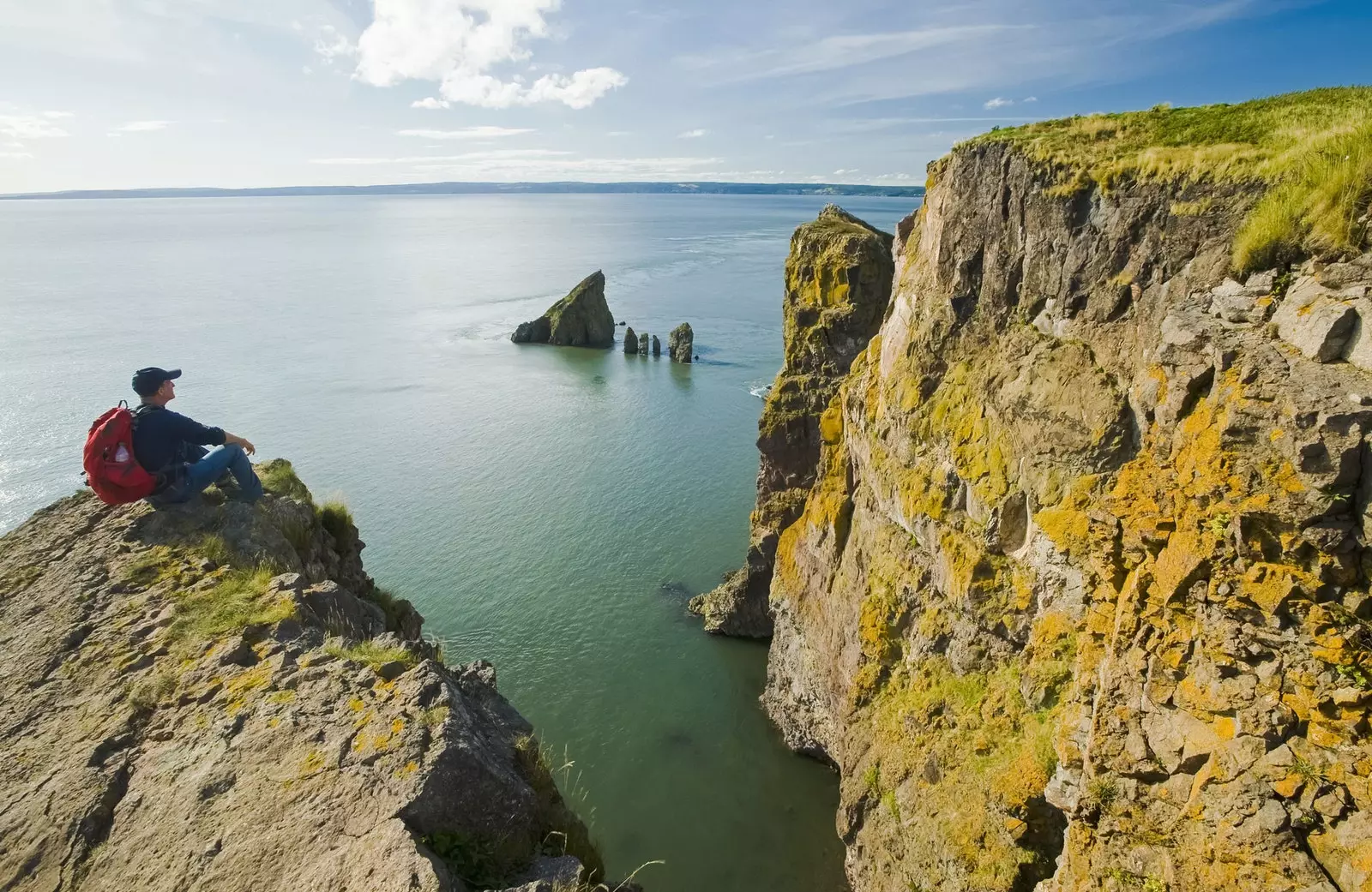 Fundy UNESCO Global Geopark ၏ချောက်ကမ်းပါး