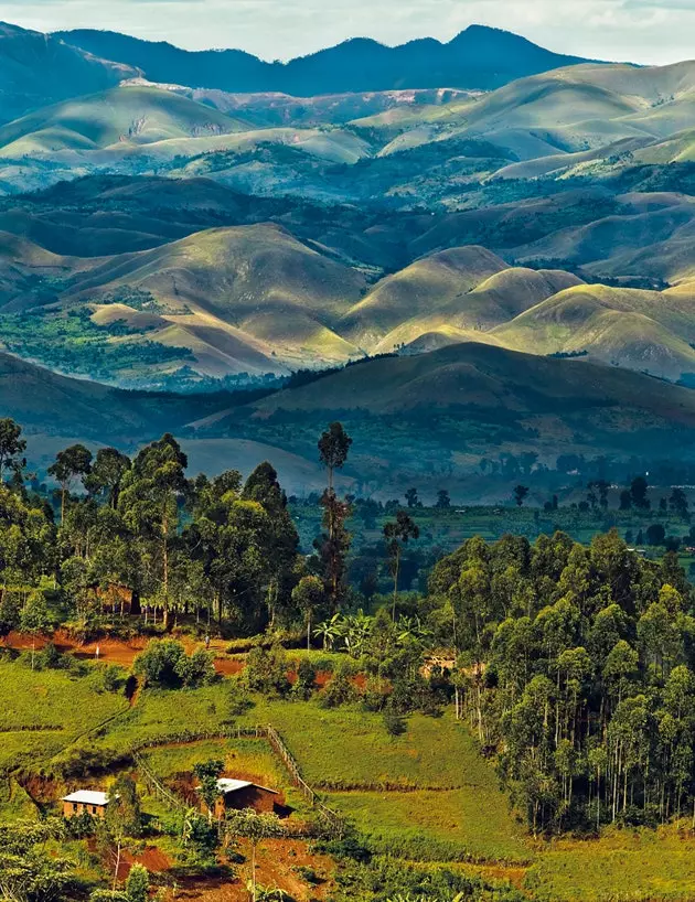 Pemandangan panorama wilayah Nyungwe