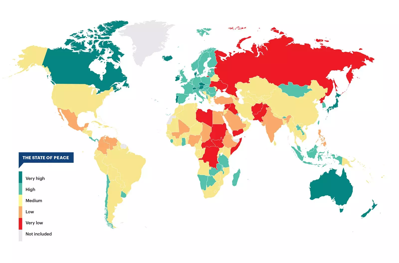 safe countries map