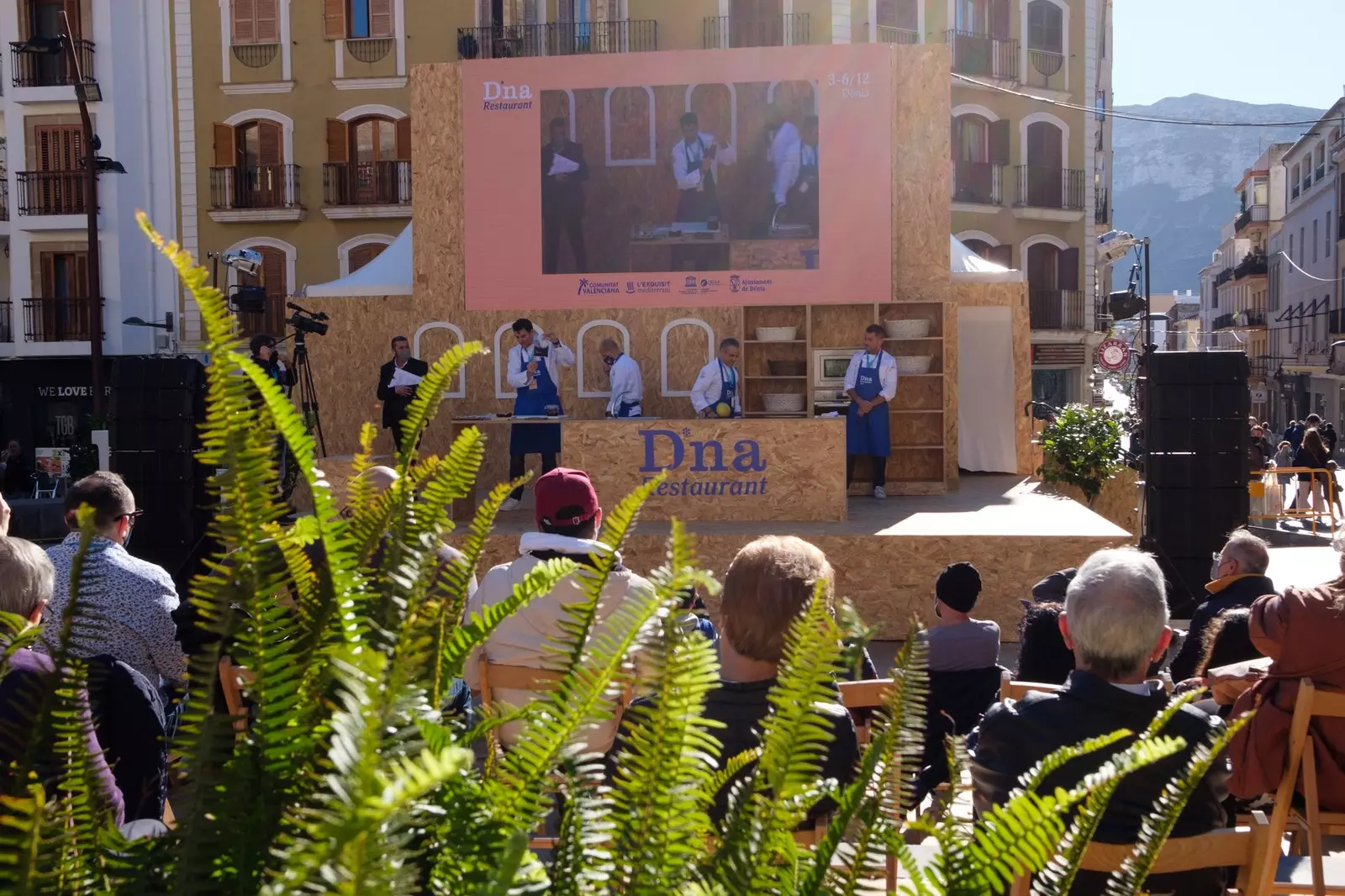 Pau Barba et Óscar Molina au restaurant Dna 2021.