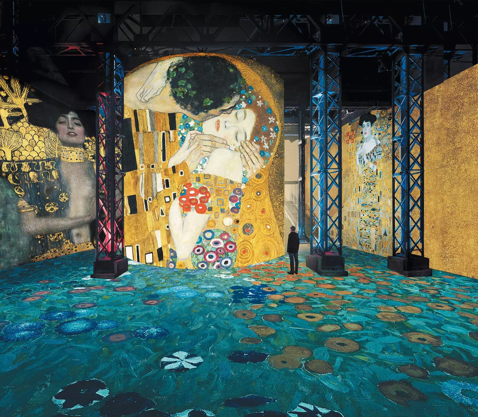 'Klimt's Kiss'in içinde yürümek ister misiniz?