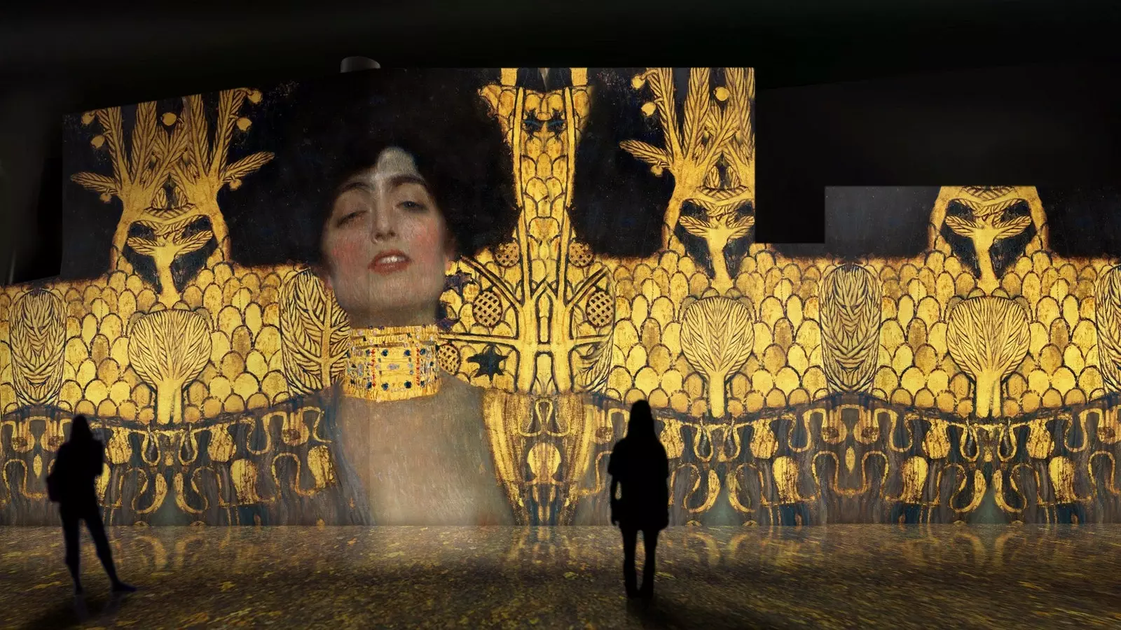 'Klimt's gold' or how to fully immerse yourself in the artist's paintings