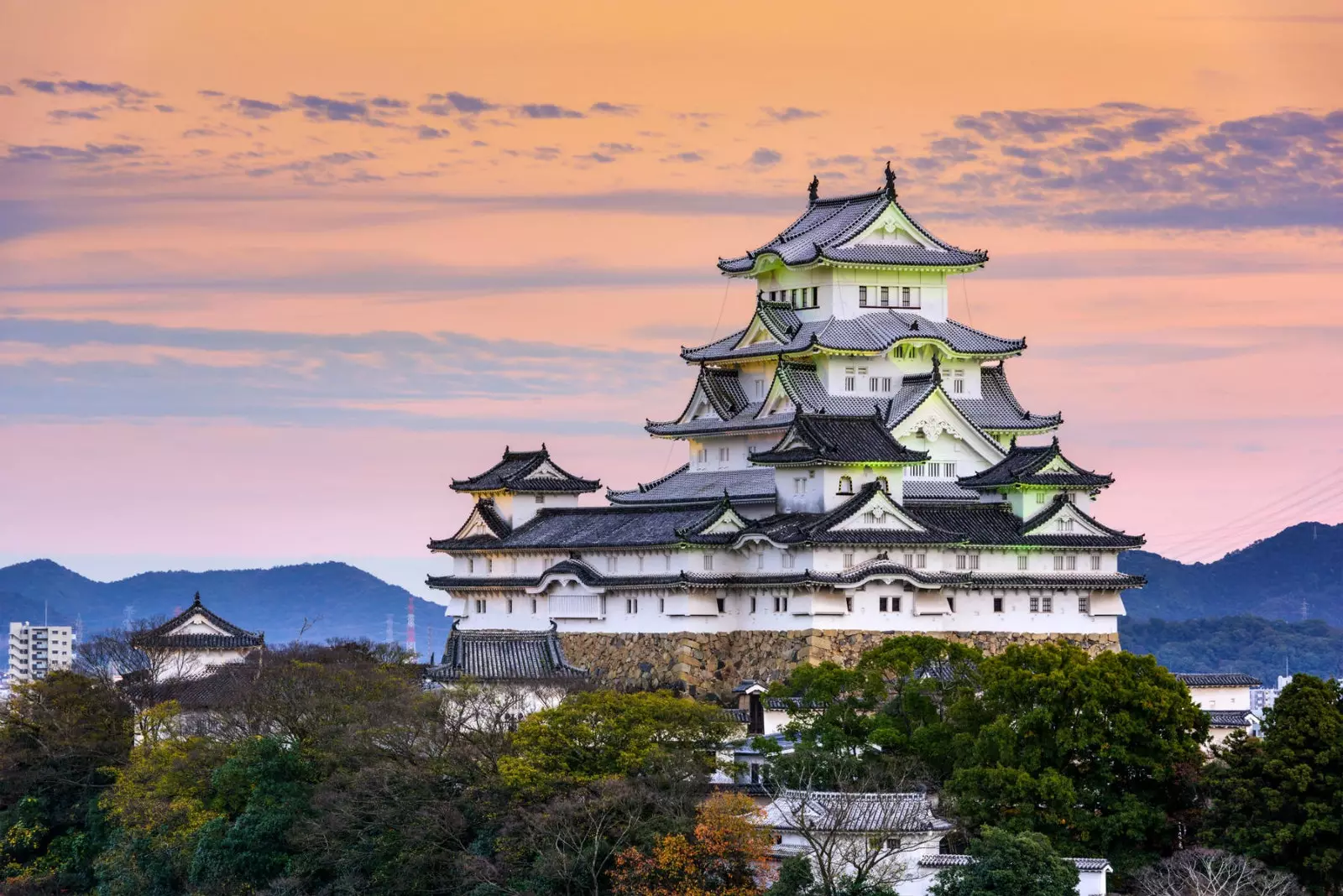 Himeji और इसके अग्निरोधक बाहरी