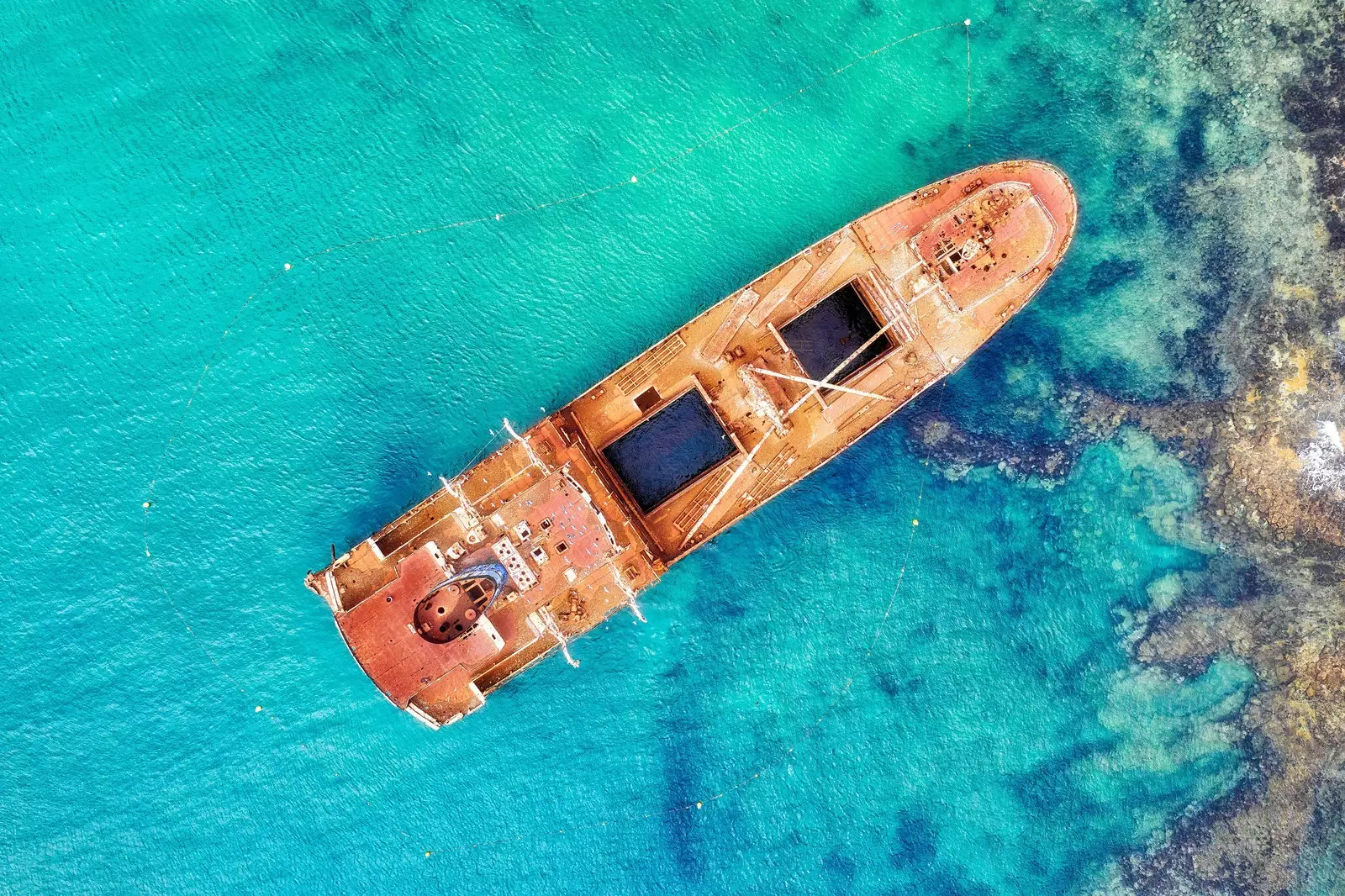 Vedere aeriană a Telamón din Lanzarote