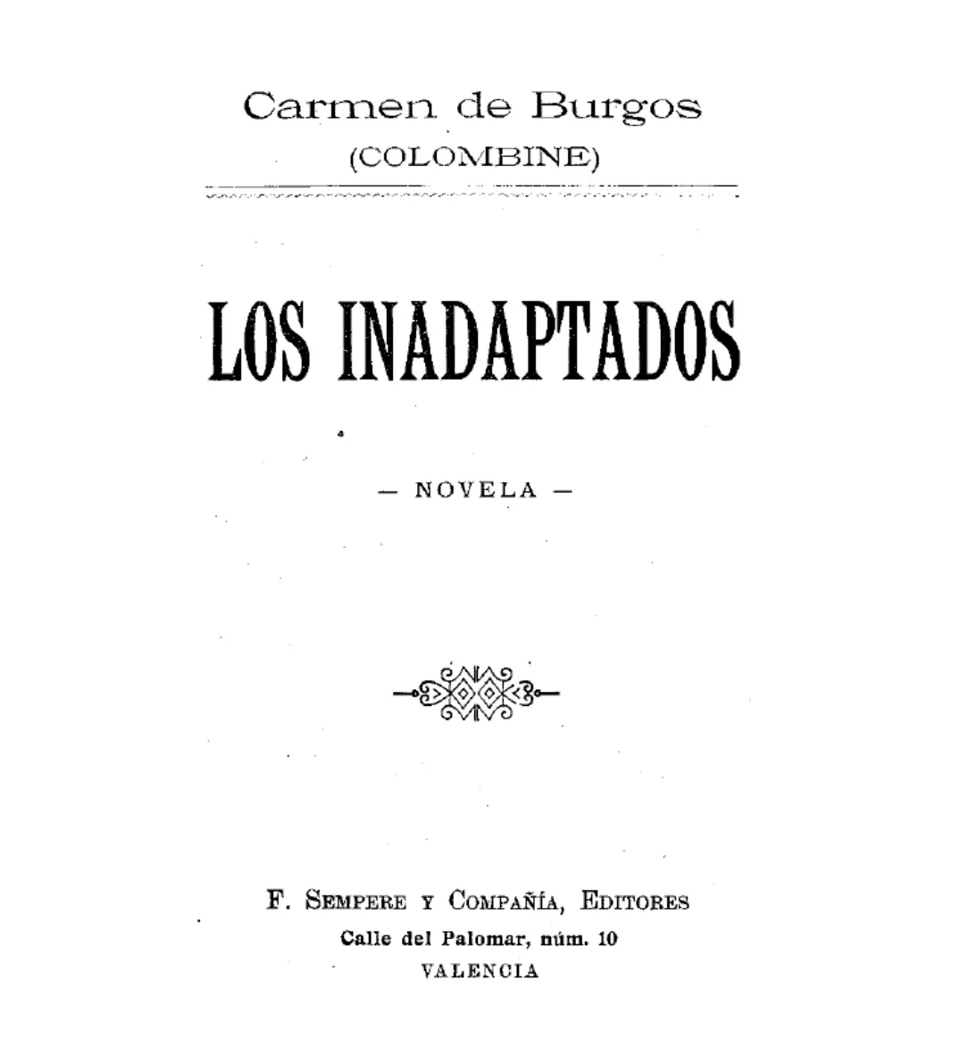 Netinkami Carmen de Burgos