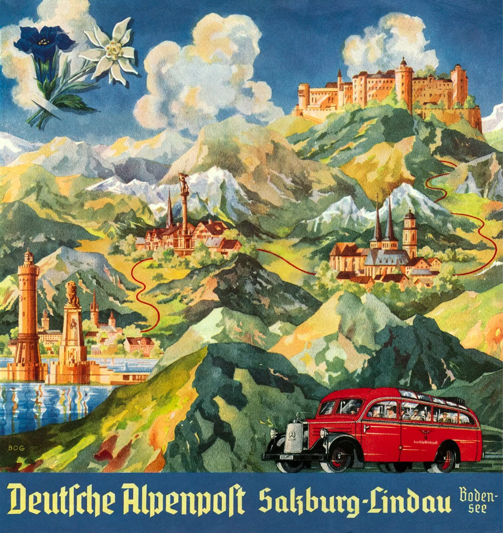 Poster about the benefits of Germany in the year 1939