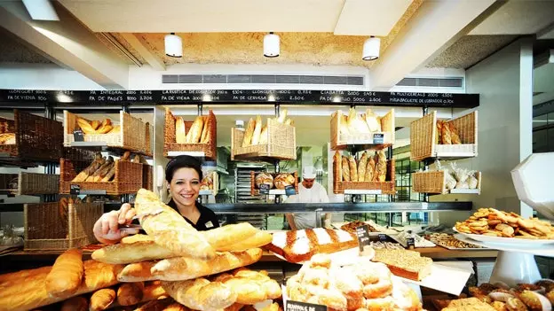 A rota da padaria de Barcelona