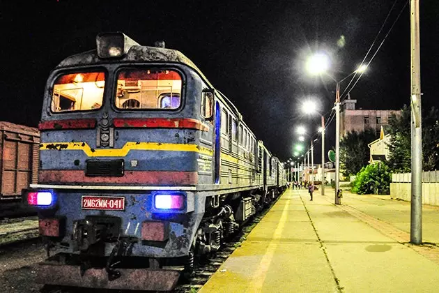 Trem na fronteira RússiaMongólia