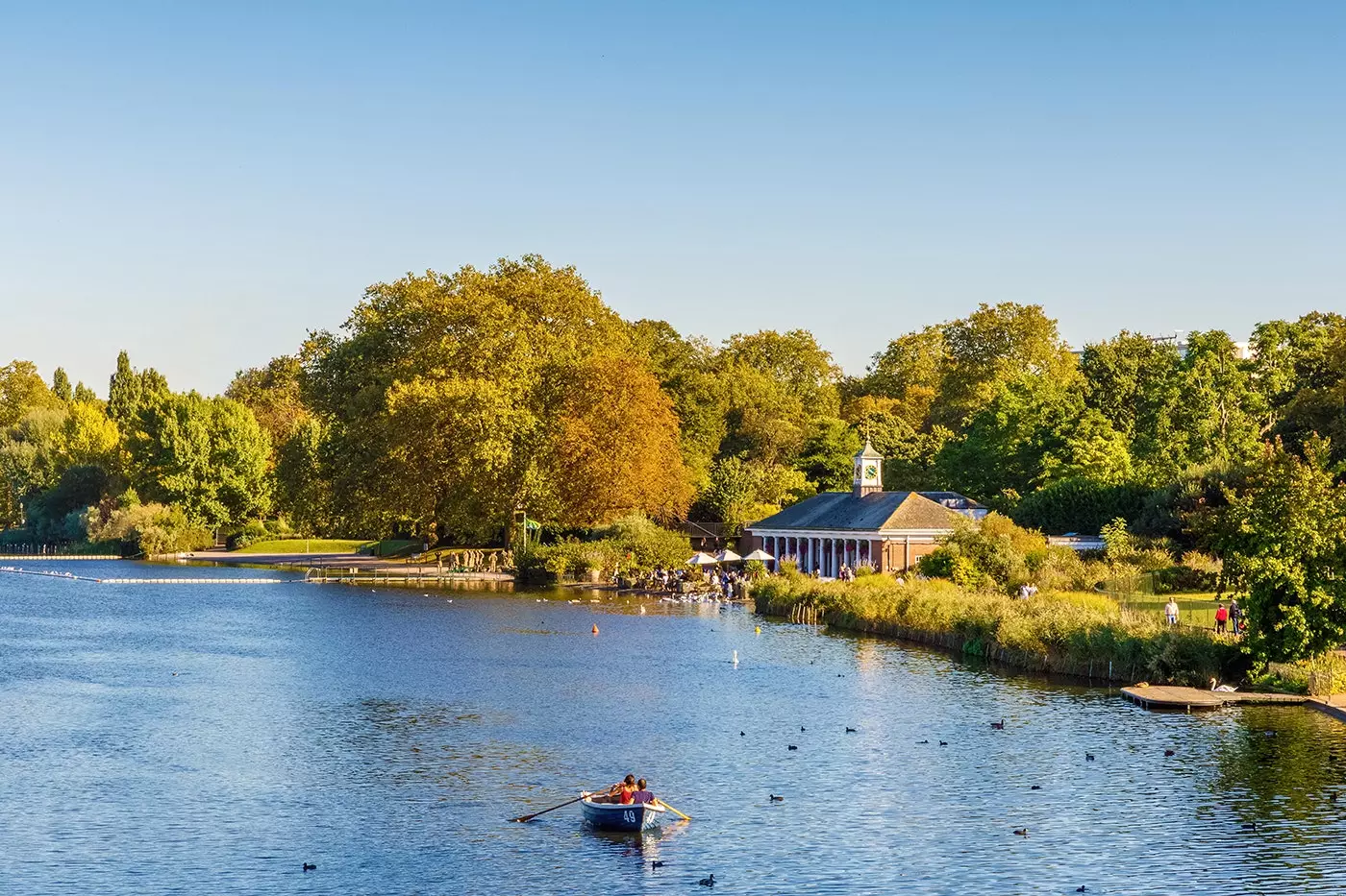 Cluiche Hyde Park serpentine Lido