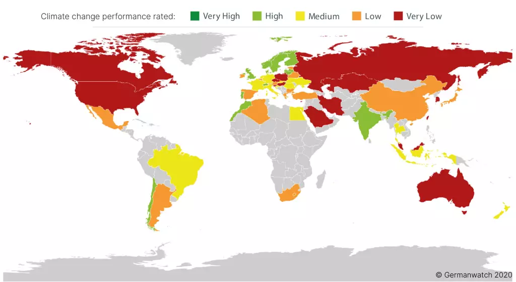 Indice de performance du changement climatique