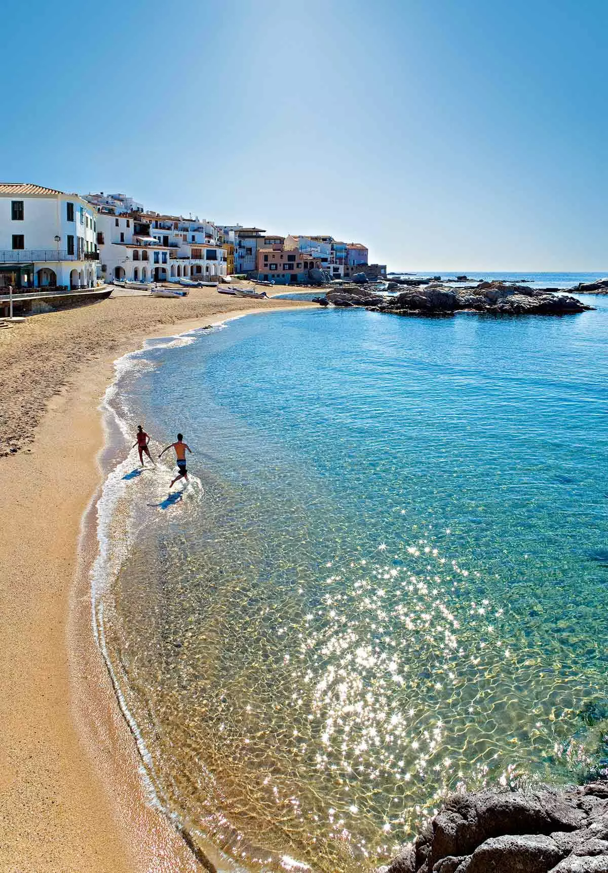 Plaža Canadell v Calella de Palafrugell