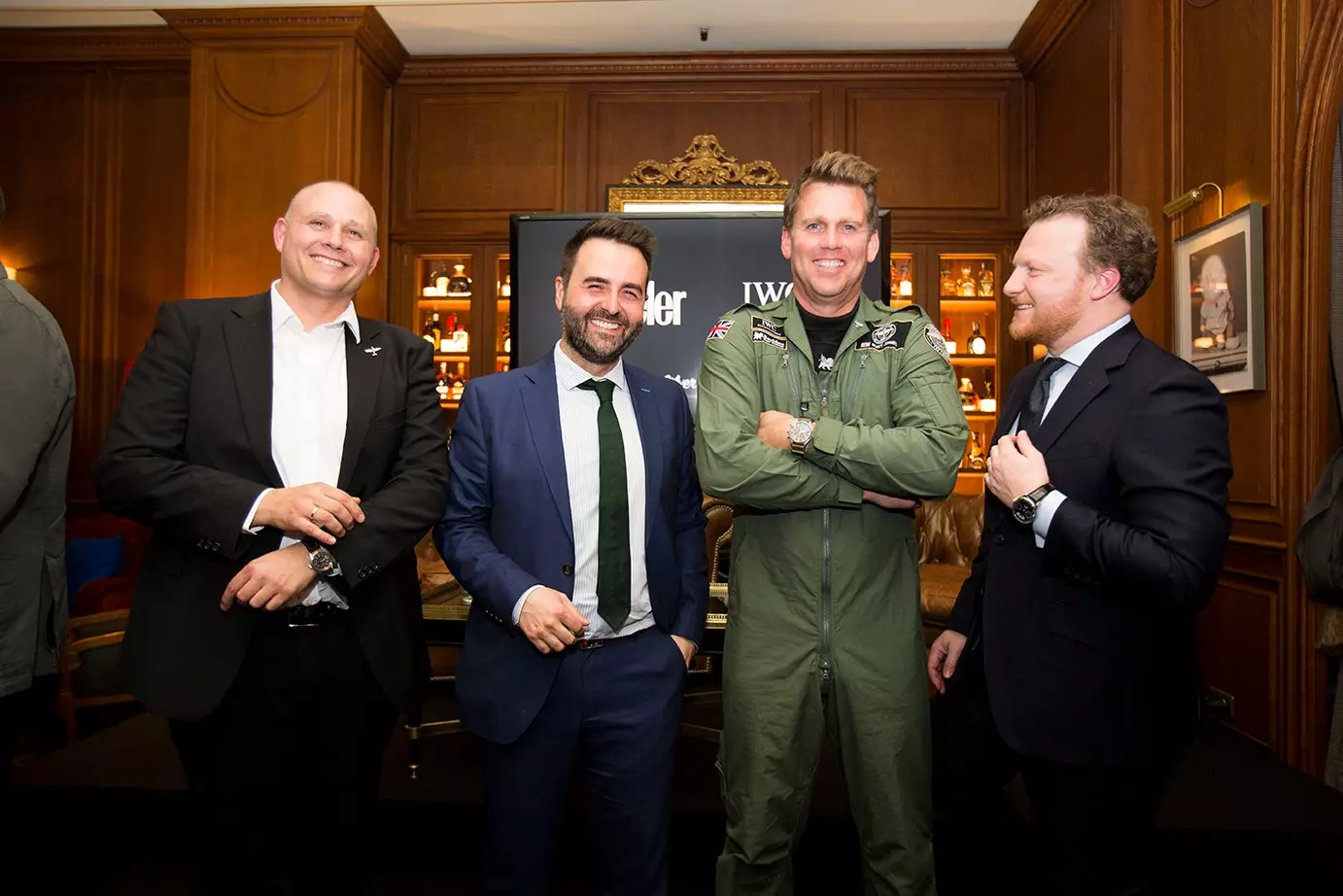 David Seyffer David Moralejo piloten Matt Jones og Olivier Lebegue Brand Director Iberia IWC