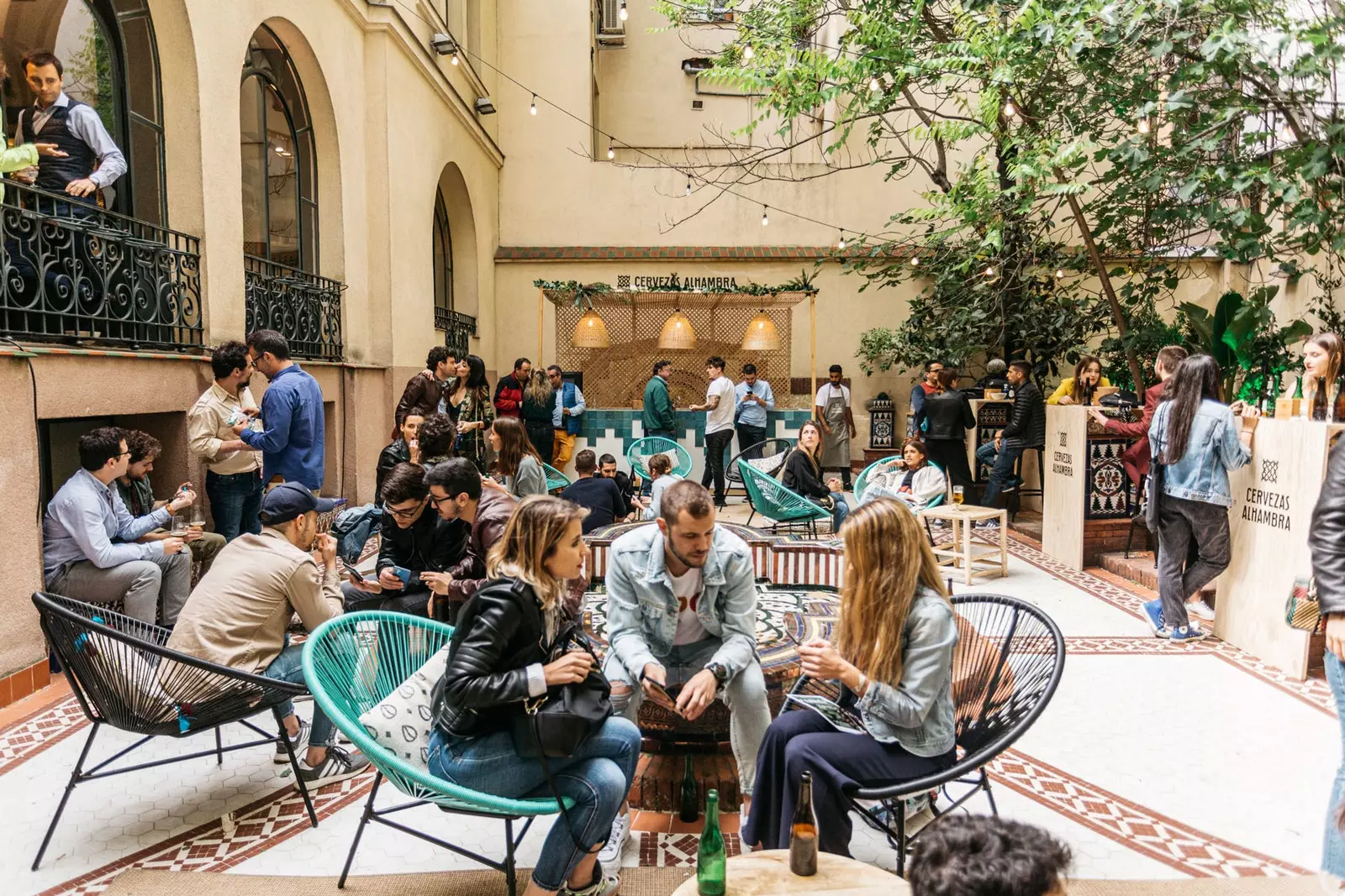 Jardin de la bière de l'Alhambra