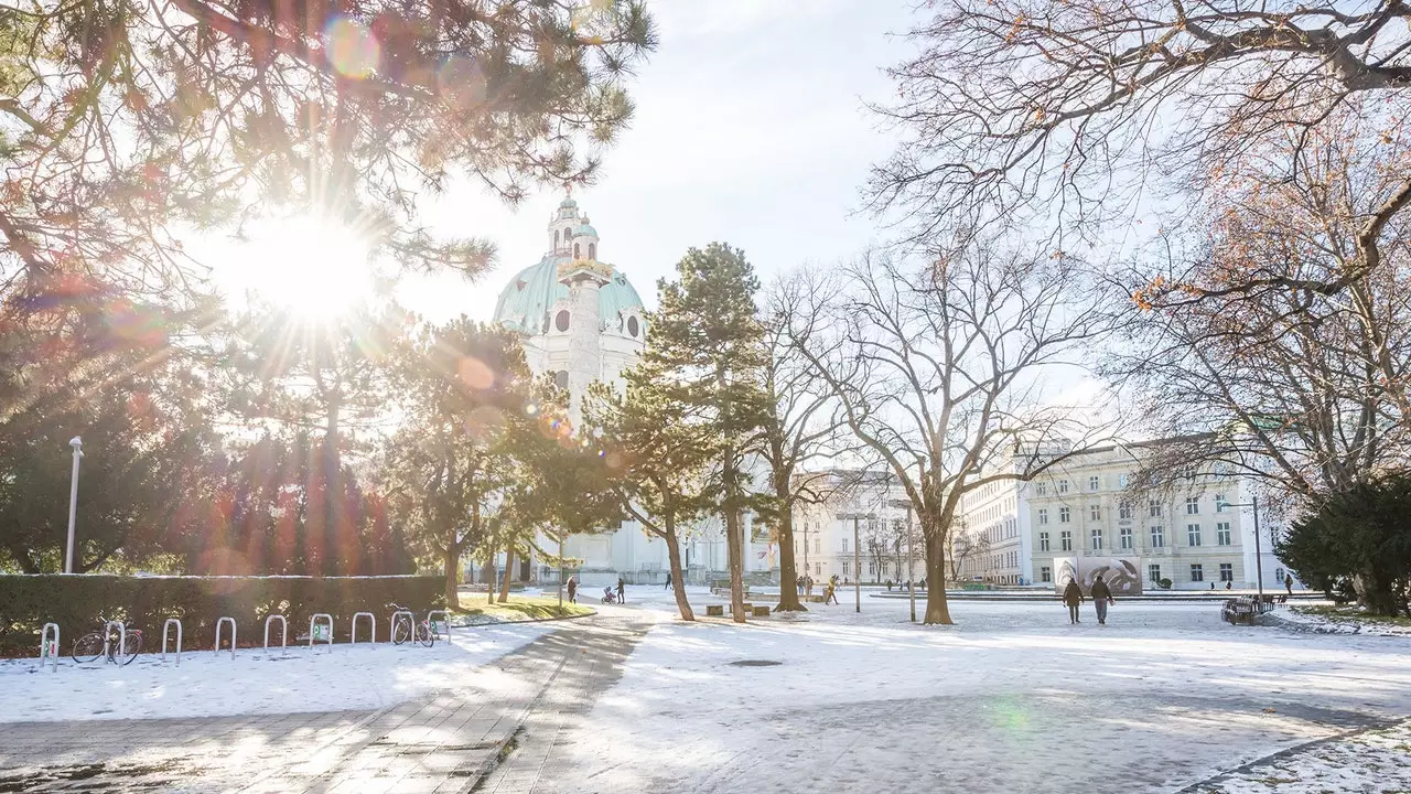 Haluan sen tapahtuvan minulle: Wien lumella