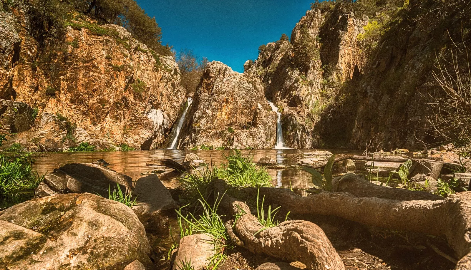 Hervidero Waterfall in San Agustín de Guadalix.