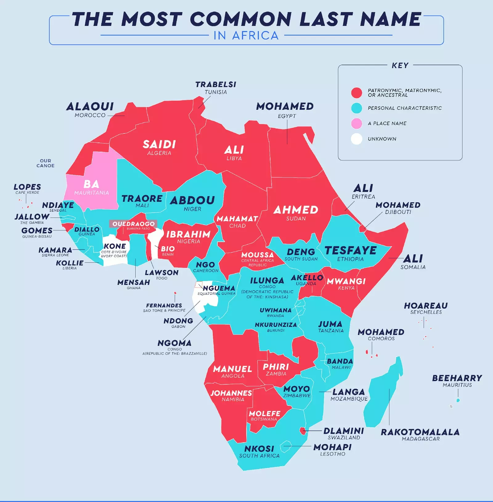 Kunjomijiet Mappa tal-Afrika