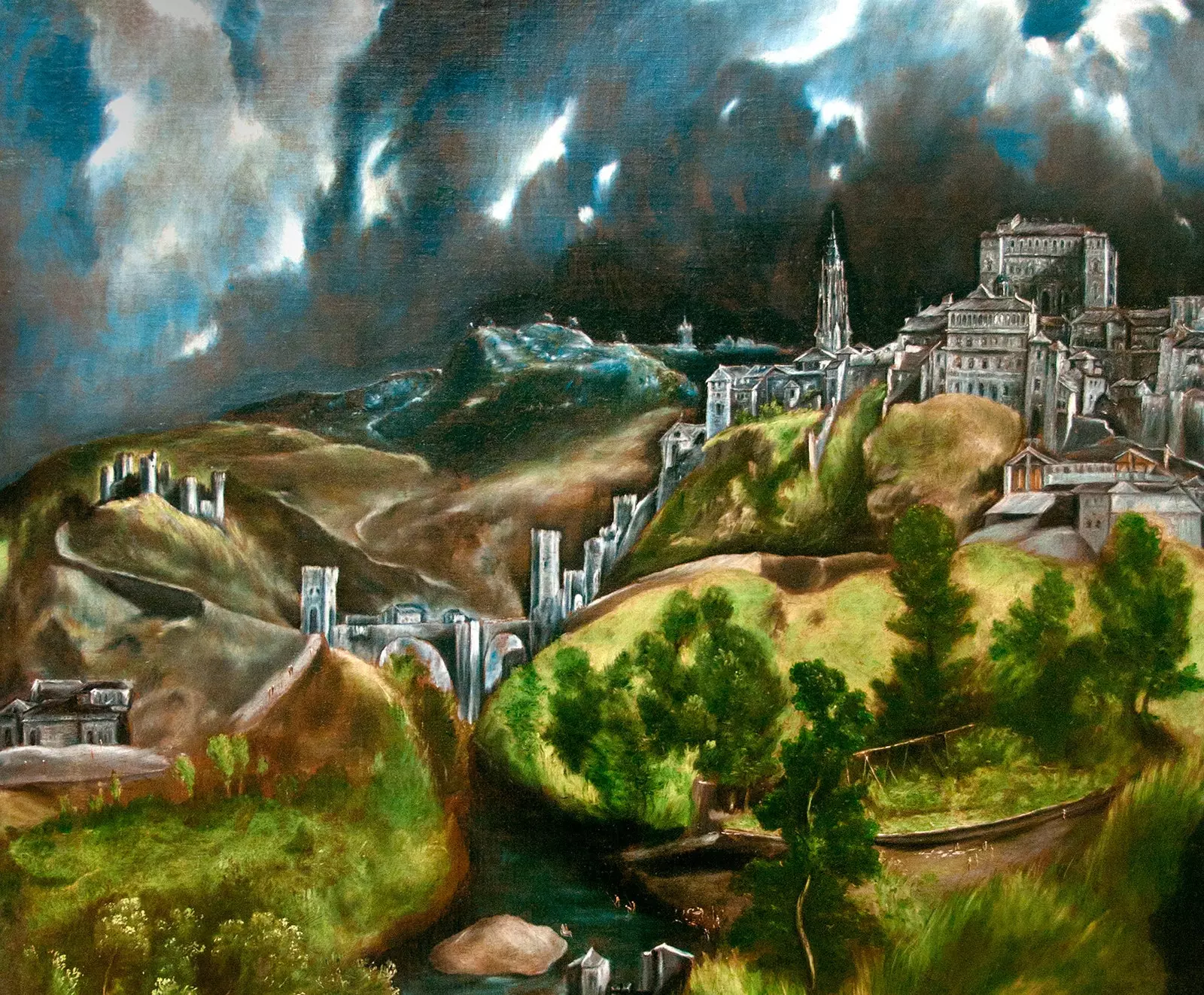 'View of Toledo' El Greco ပန်းချီကားတစ်ချပ်သို့ ခရီး