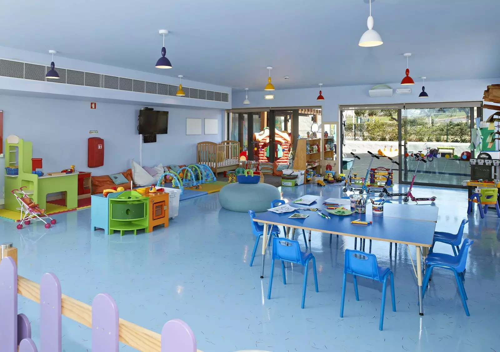 Children's curiosity is aroused at the Martinhal Sagres's Raposinhos kids club.