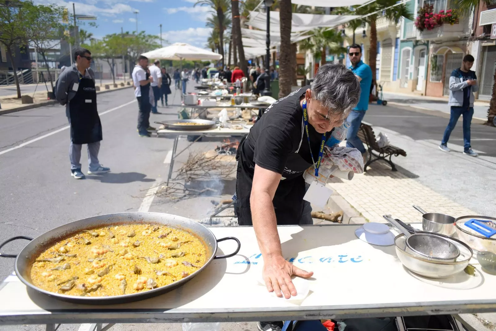 Die Arbeit des kleinen Reis