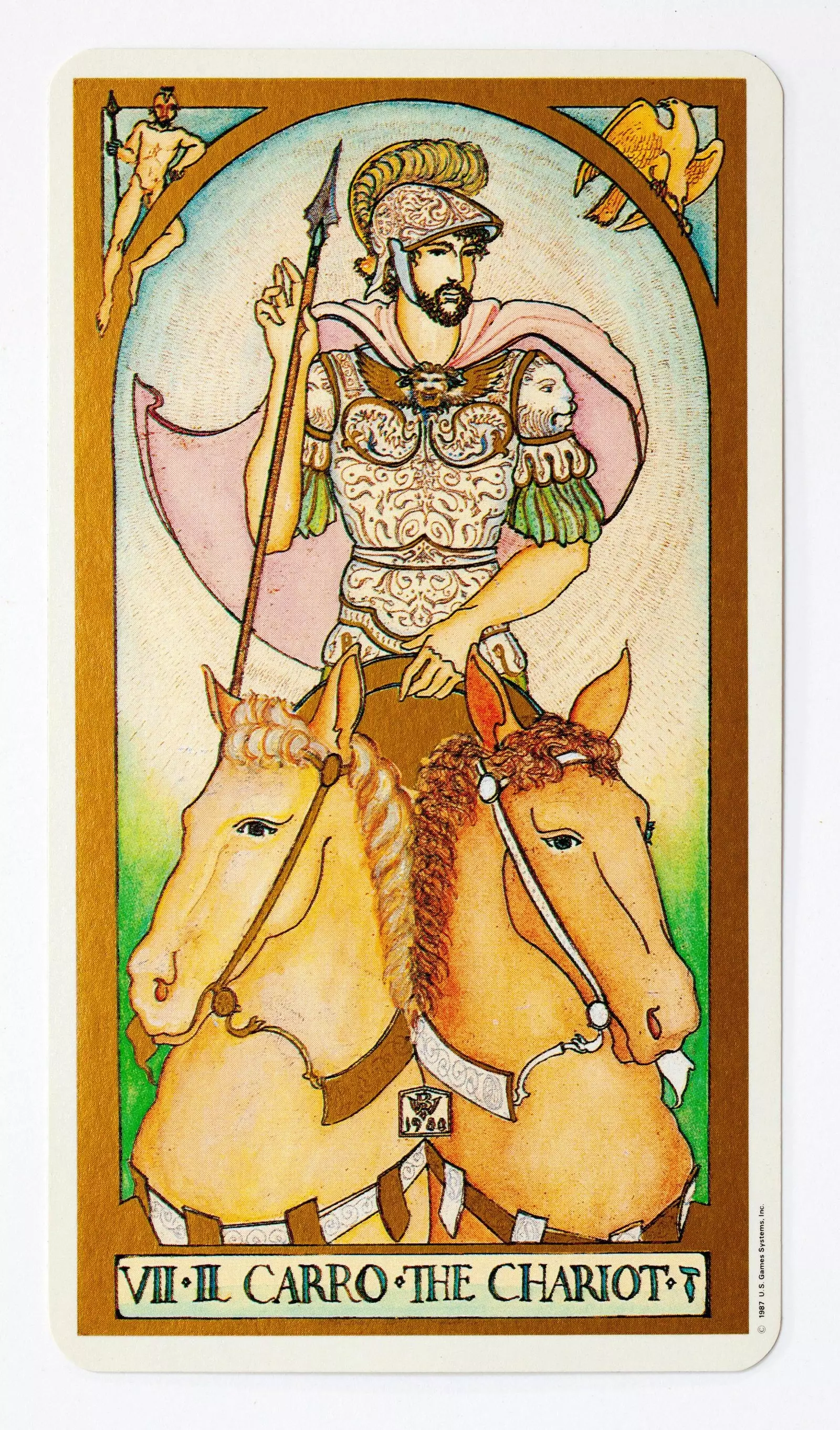 Il-karta tarot Chariot.