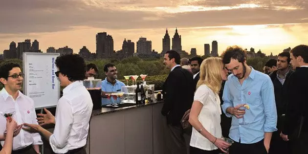 De Martini Bar op het dak van het Metropolitan Museum