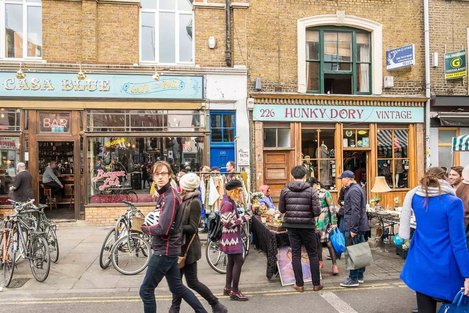 brick lane tregu i patates në Londër vijnë në ms