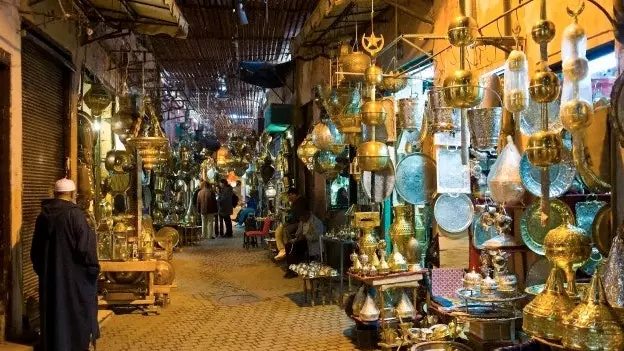 The souks of Marrakesh